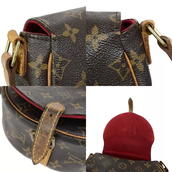 LOUIS VUITTON LV Tambourine Shoulder Bag Monogram Leather Brown - Picture 8 of 16